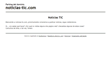 Tablet Screenshot of noticias-tic.com